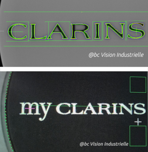 Contrôle logo Clarins